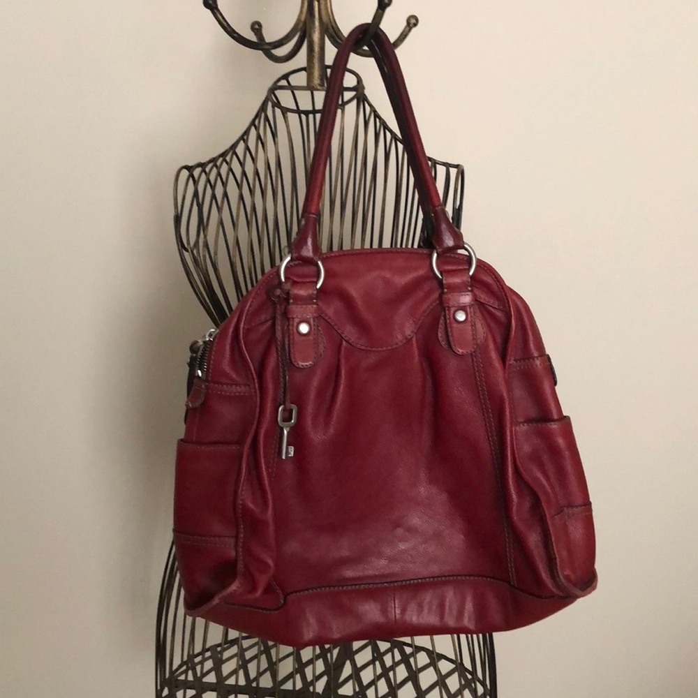 Fossil Leather Shoulder Bag